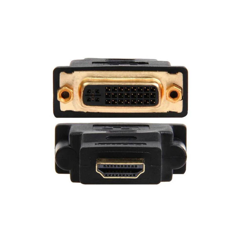 Совместимому с HDMI/DVI 24 + 5 мужчина к HDMI совместимого адаптера Позолоченные 1080P для