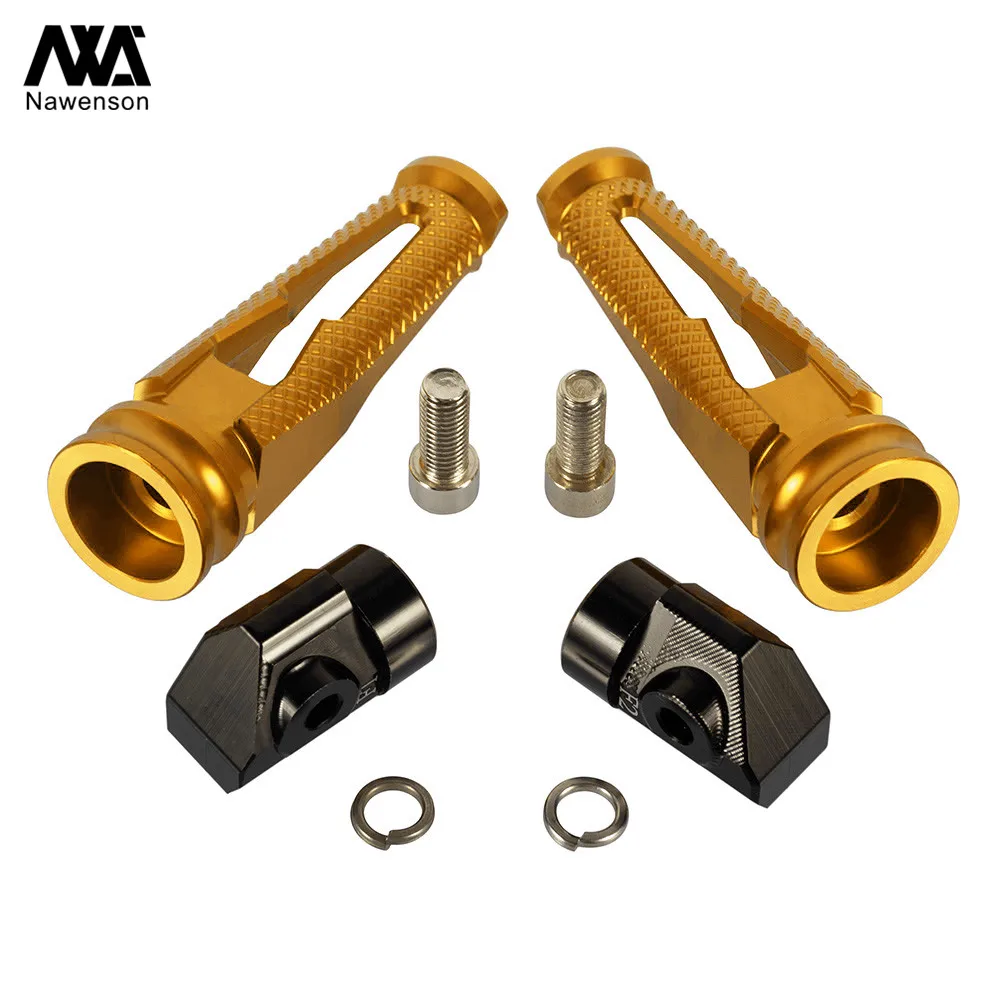 

CNC Motorcycle Footpegs Rear Passenger Pedals for Honda 599 (CB600F Hornet) 07-13 for CBR600RR ABS 09-16 for CBR1000RR ABS 08-16