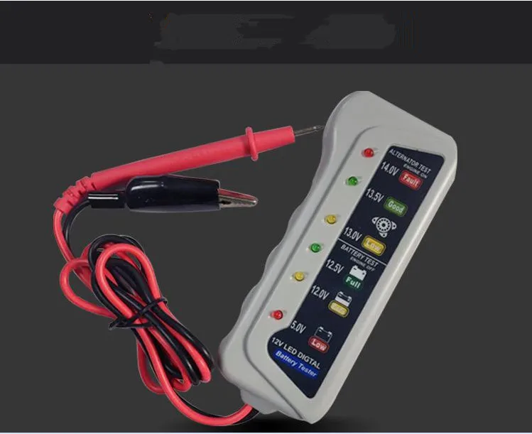 Тестер автомобильного аккумулятора 12 В цифровой тестер генератора переменного