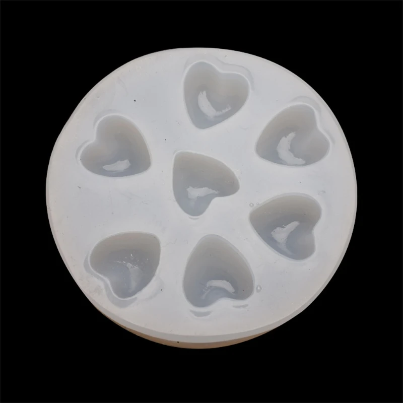 

3D сердце Форма кулон эпоксидной смолы силиконовые формы мини-мыло сердце воск пресс-формы для MXME