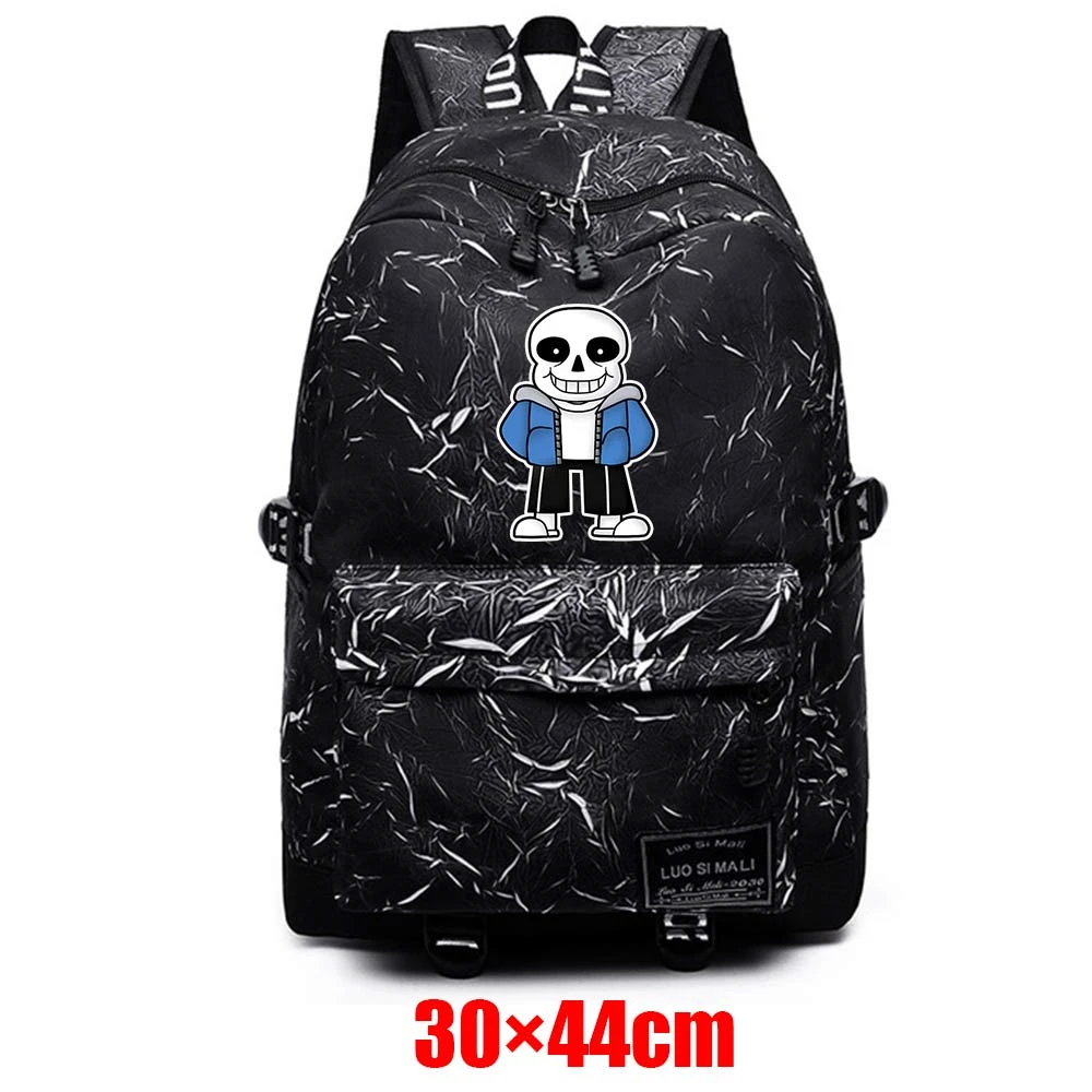 

Anime Undertale Fabric Backpack Unisex Teenager Packsack Schoolbag Zipper Mochila High Quality Student Casual Travel Laptop Bag