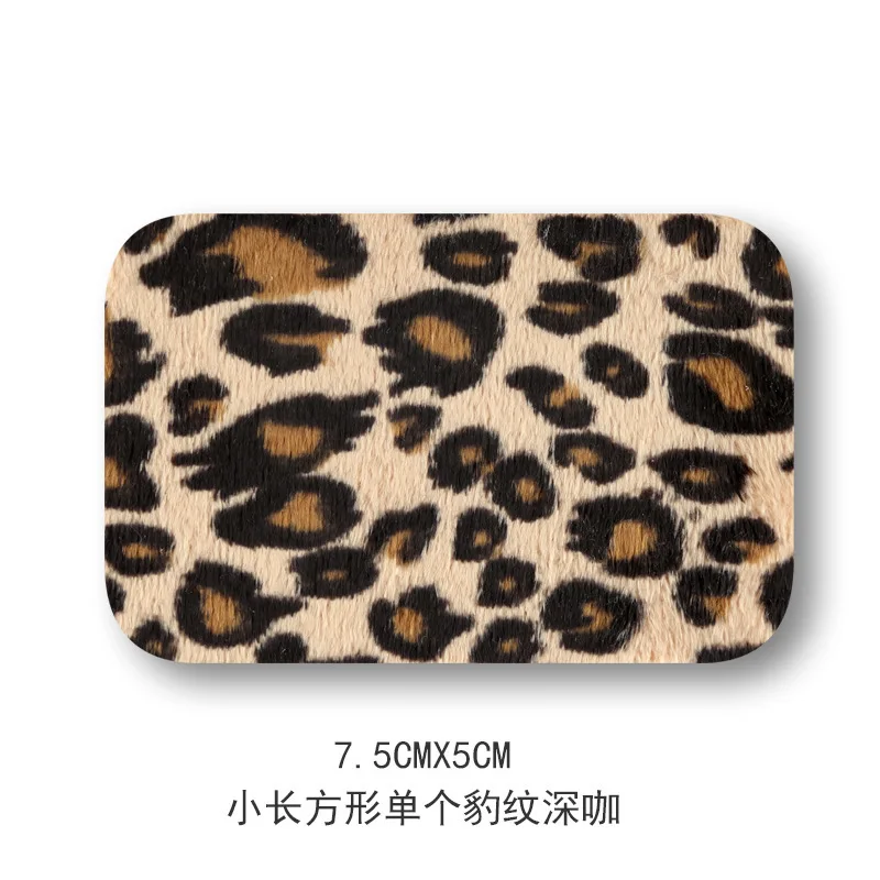 Нашивки для глажки локтя патчи с леопардовым принтом колена джинсов курток