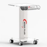 high quality beauty acrylic trolley stand holder rolling cart roller wheel for hair removal diode laser picosecond machine