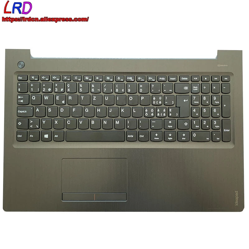 

New Swiss Keyboard Touchpad With Shell C Cover Palmrest Upper Case for Lenovo 510-15 310-15 ISK IKB ABR IAP Laptop 5CB0L81553