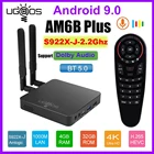 ТВ-приставка UGOOS AM6B Plus, Wi-Fi, Android 9, 4 + 32 ГБ, 2,4 ГГц