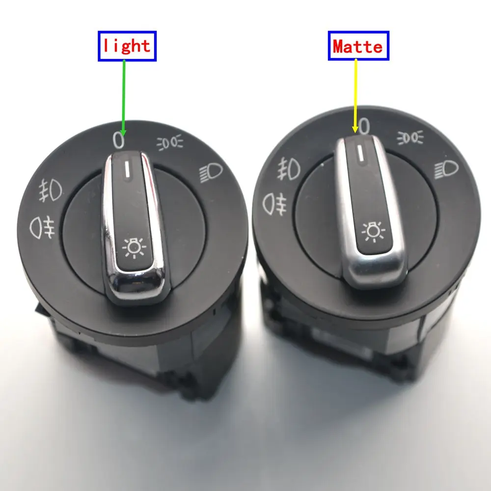 Ручка переключателя противотуманной фары с блестками для Golf Bora Mk4 Passat B5/B5.5 Polo 9 Lupo