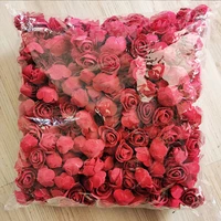 500pcs 3cm mini artificial pe foam rose flower heads for wedding home decoration handmade fake flowers ball craft party supplies