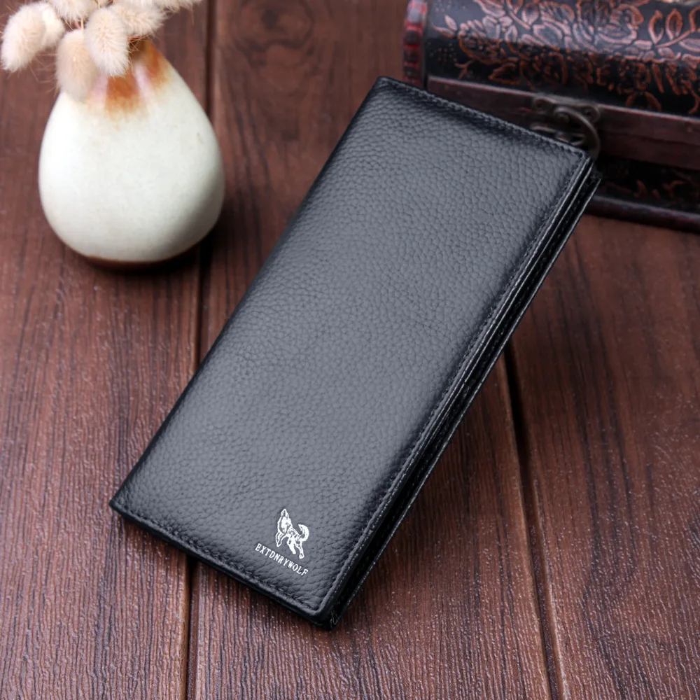 Для Мужчин's Винтаж кожи на молнии кошелек для монет из натуральной с