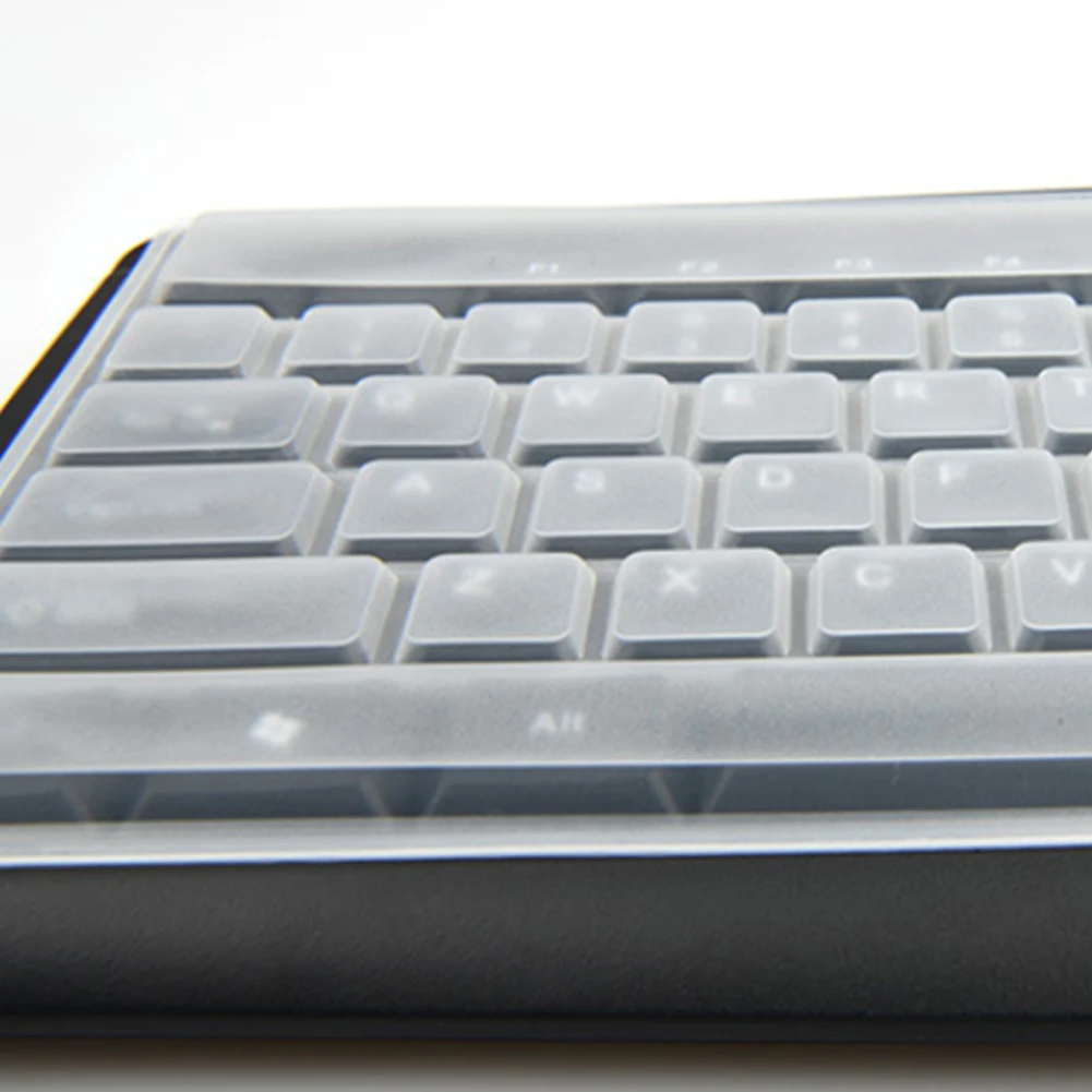 

Keyboard Silicone Protective Film Desktop Computer Dustproof and Waterproof Transparent Keyboard Protective Film