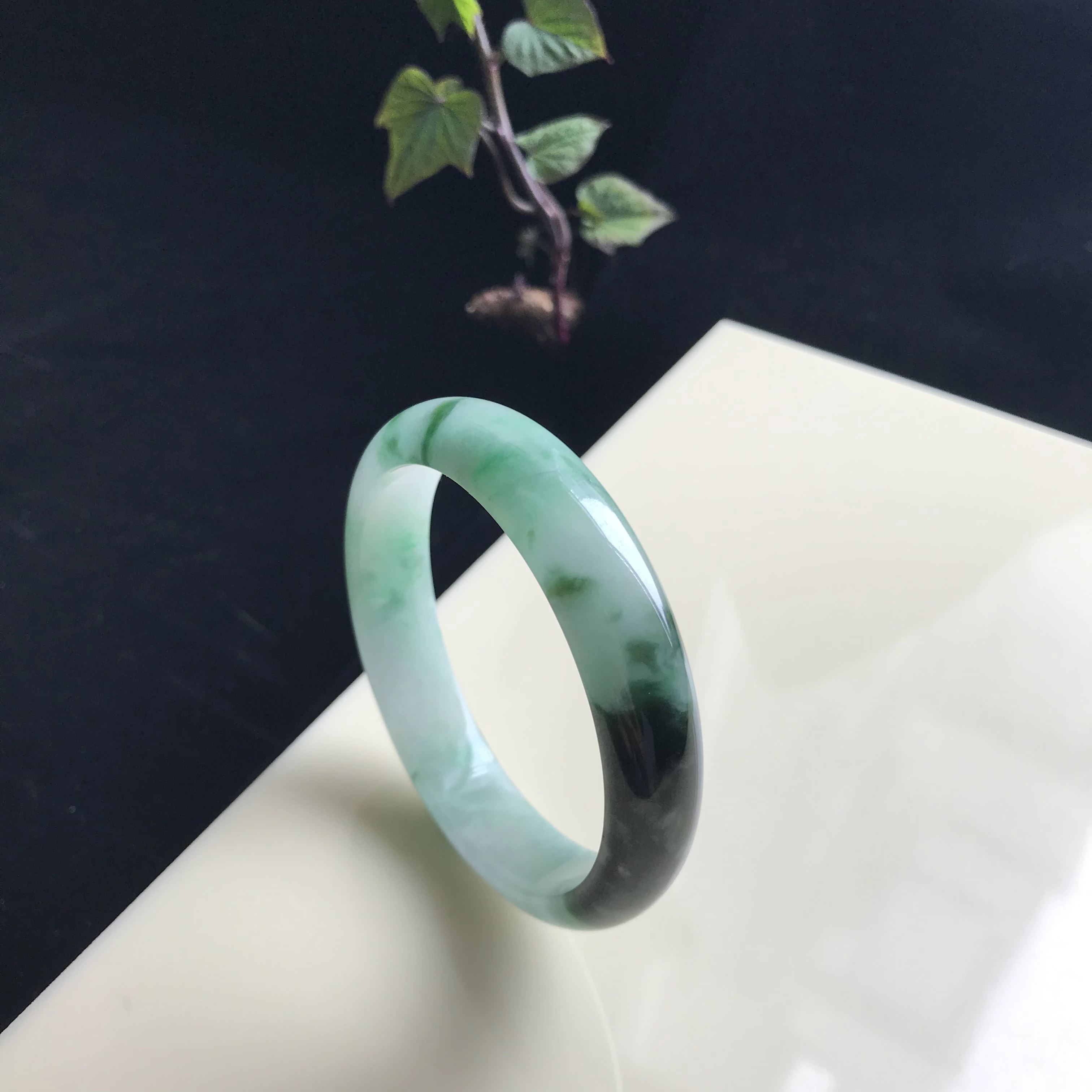 

Burma 100%Genuine High-end Jadeite Bracelet Jewelry Jade Bangles For Women 60 mm(With Certificate)