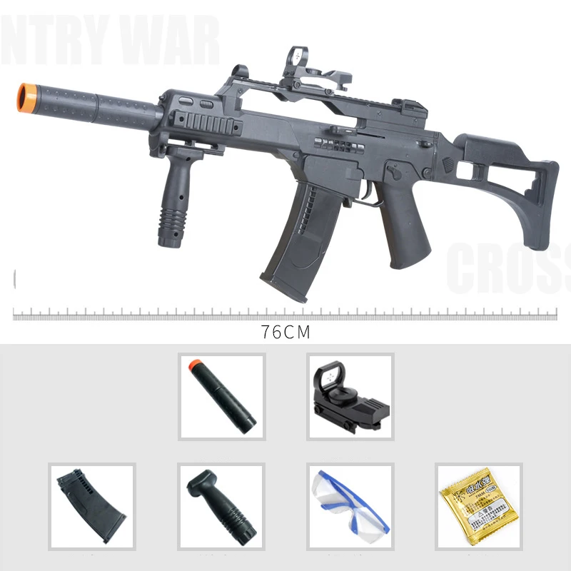 G36C Manual-black Электрический Ручной Двойной режим водяной пистолет для детских игр на открытом воздухе безопасности винтовка стрельба игры электрические игрушки рождественские подарки - Цвет: G36C Manual-black
