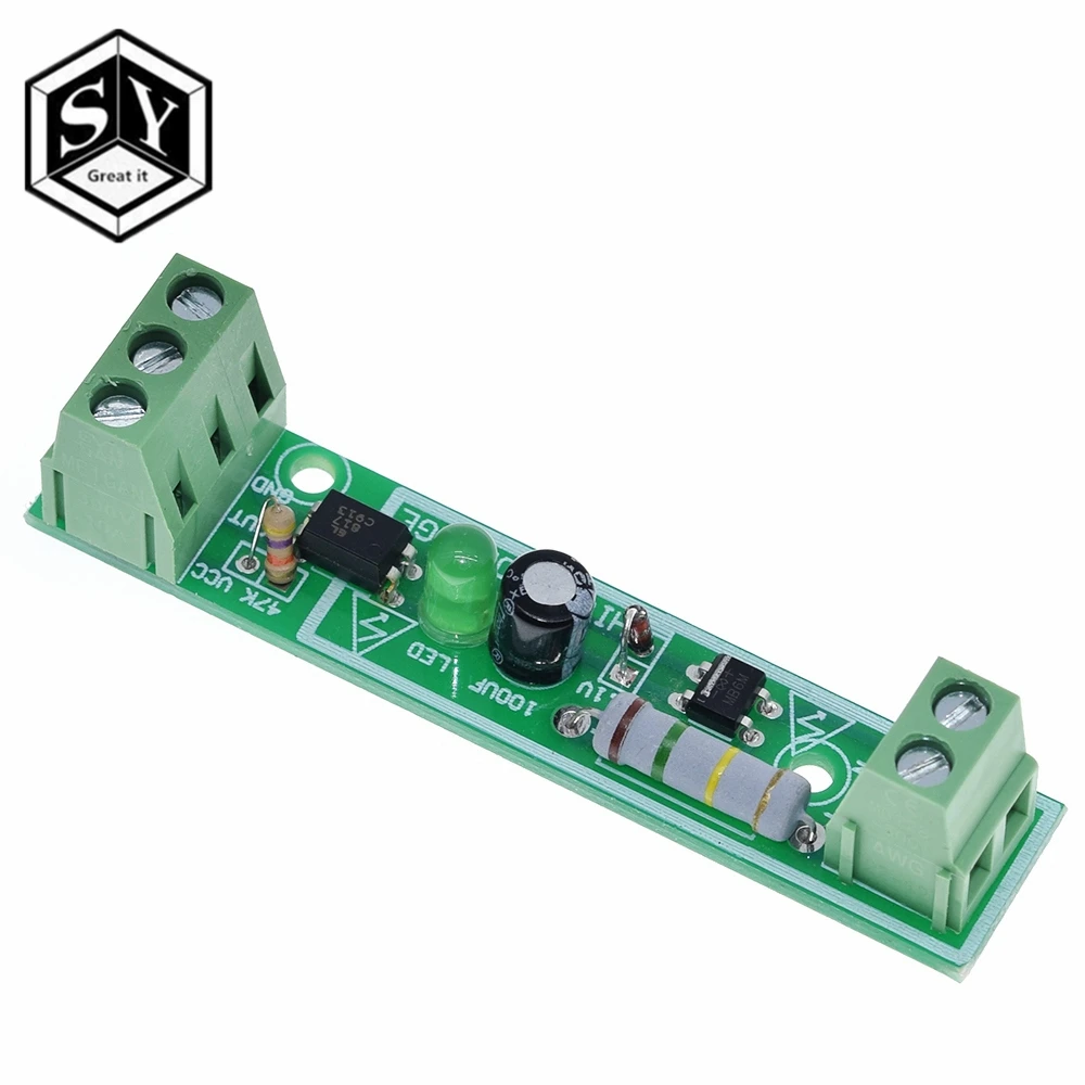 1 Bit AC 220V Optocoupler изоляционный модуль обнаружения напряжения Адаптивная плата 3 5V