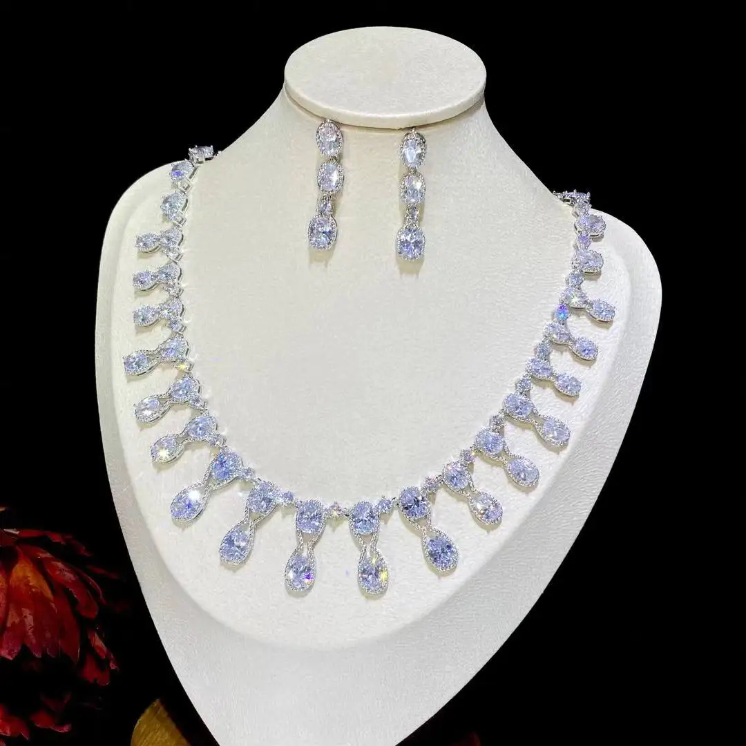 Комплект женских украшений из ожерелья и браслета 2 шт.