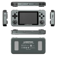 3 5 inches ips screen retro game console rg351m handheld metal shell portable game player consoles built in 2500 games 64gb