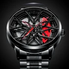 Мужские спортивные часы с колесами на колесах, водонепроницаемые Модные наручные часы с колесами, модель 2021 года