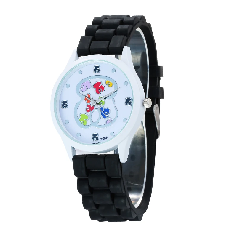 Дропшиппинг Горячие брендовые силиконовые женские мужские часы с медведями relojes