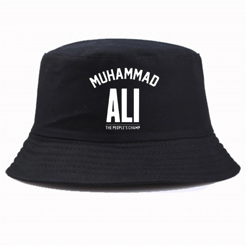 

Fashion Summer style hats MUHAMMAD ALI bucket hat Unisex Panama harajuku pop Basin cap