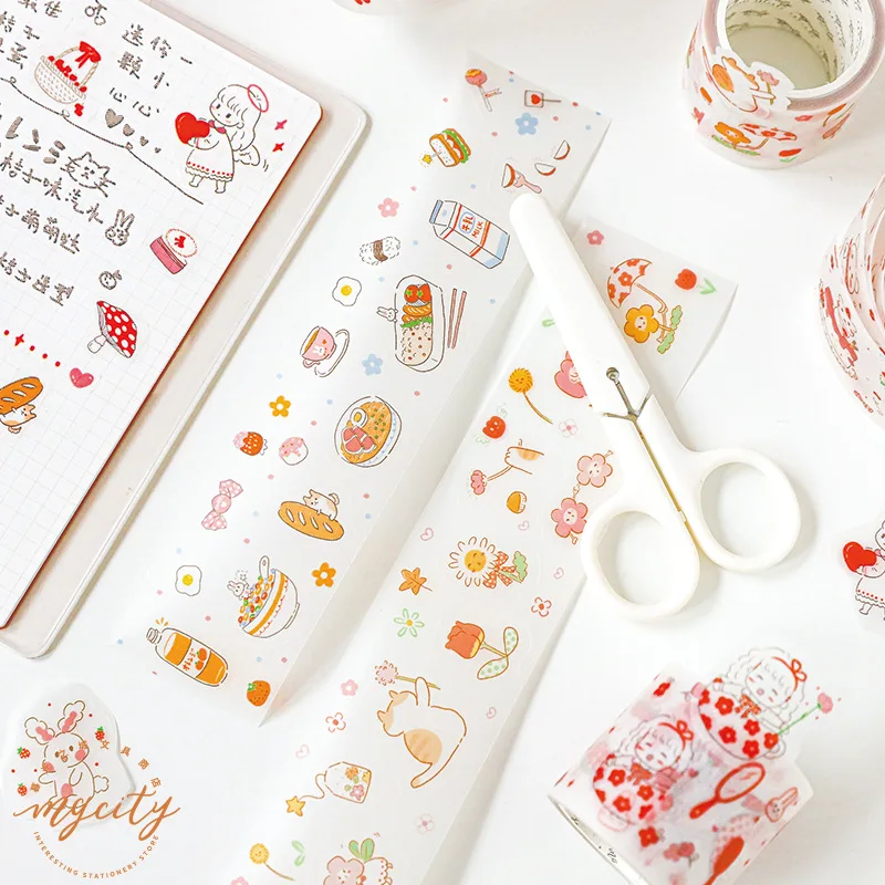 

1set/1lot Washi Masking Tapes Jenny log Decorative Adhesive Scrapbooking DIY Paper Japanese Stickers