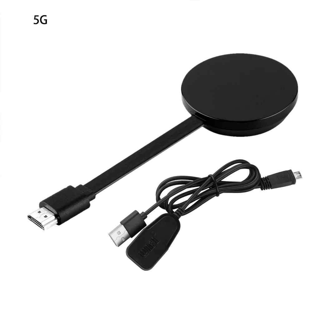 

Wireless Display Dongle TV Receiver Adapter 1080P HDMI-Compatible WiFi 2.4G/5G DLNA Miracast Airplay
