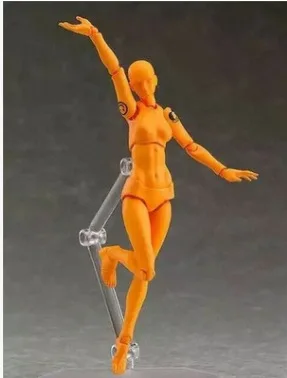 Специальная Высококачественная Молодежная версия Figma цвет серый ярко-оранжевый 2