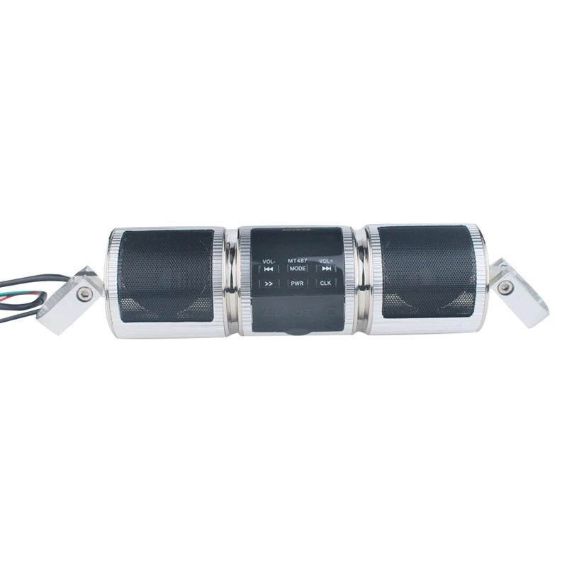 Handlebar Bluetooth Motorcycle Stereo Speaker Audio System Mp3 Atv Utv 4 Wheeler | Электроника