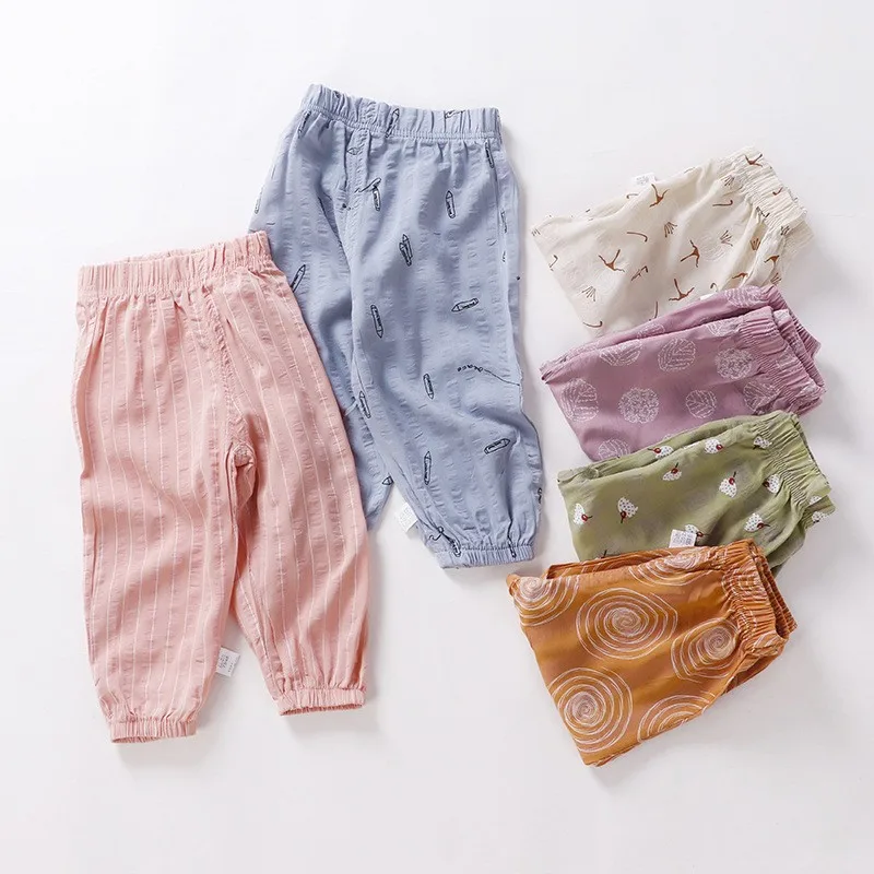 В 2020 году новые детские дышащие штаны-фонарики Детские противомоскитные штаны