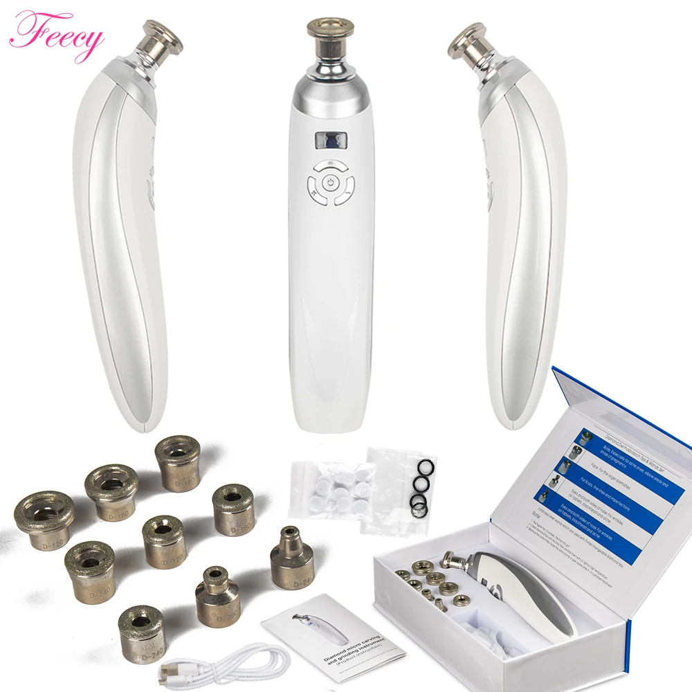 Аппарат для удаления черных точек акне алмазной дермабразии пилинга кожи