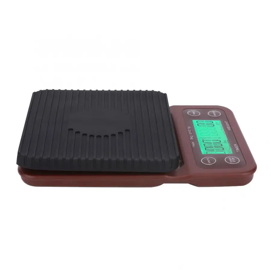 Электронные весы для кофе портативные цифровые кухонные светодиодный