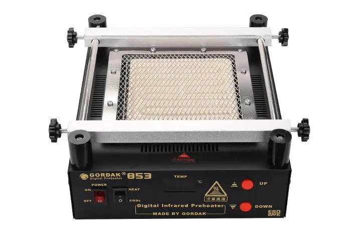GORDAK 853 Инфракрасная защита окружающей среды Бессвинцовая платформа предварительного нагрева BGA станция для ремонта отопления PCB предварительного нагрева сварочный аппарат