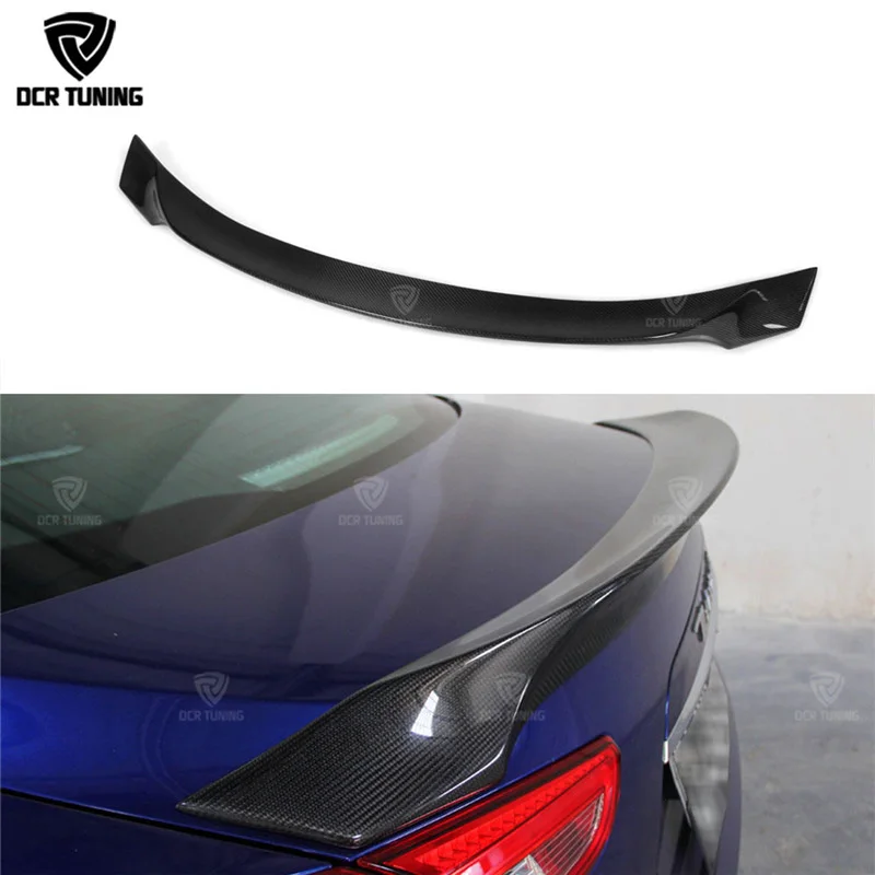 ASPEC стиль углеродное волокно задний багажник спойлер губы для Maserati Ghibli