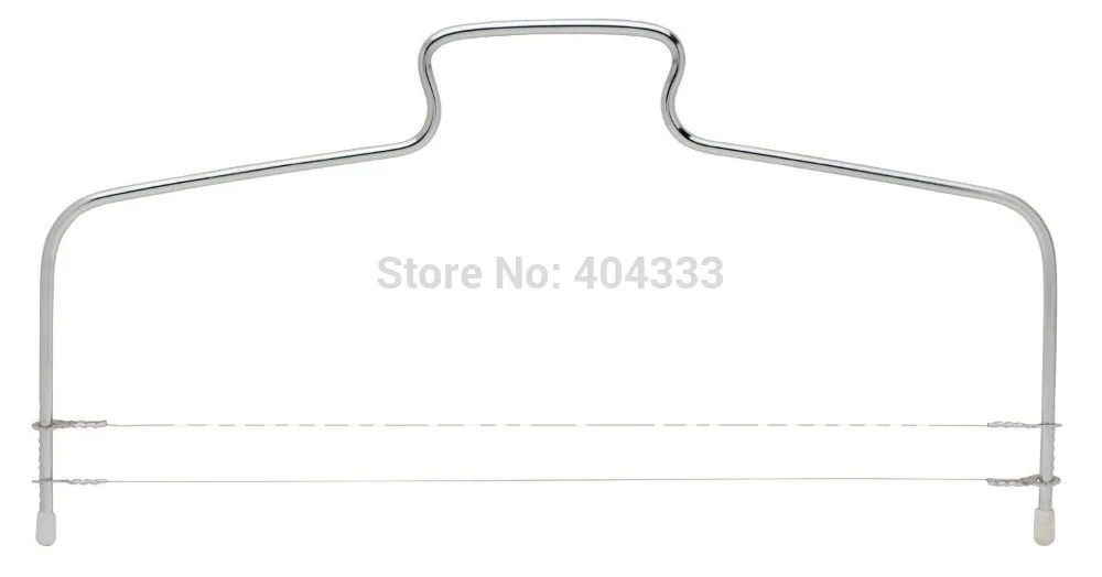 Нержавеющая сталь Регулируемый 2-проводной Торт Уравнитель Slicer выпечки резак