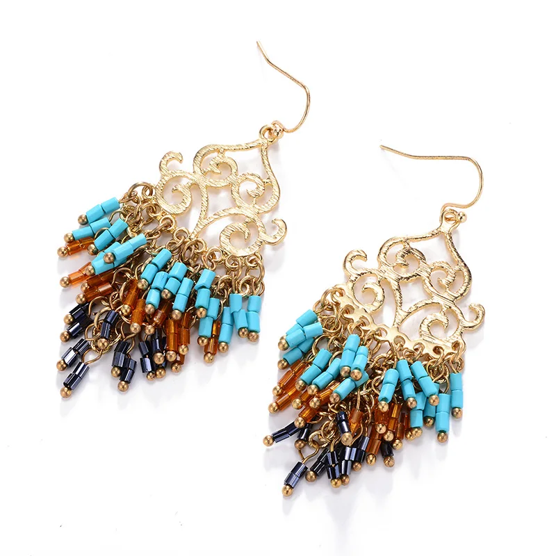 Женские Висячие серьги Shineland винтажные серьги-подвески для женщин вечерние