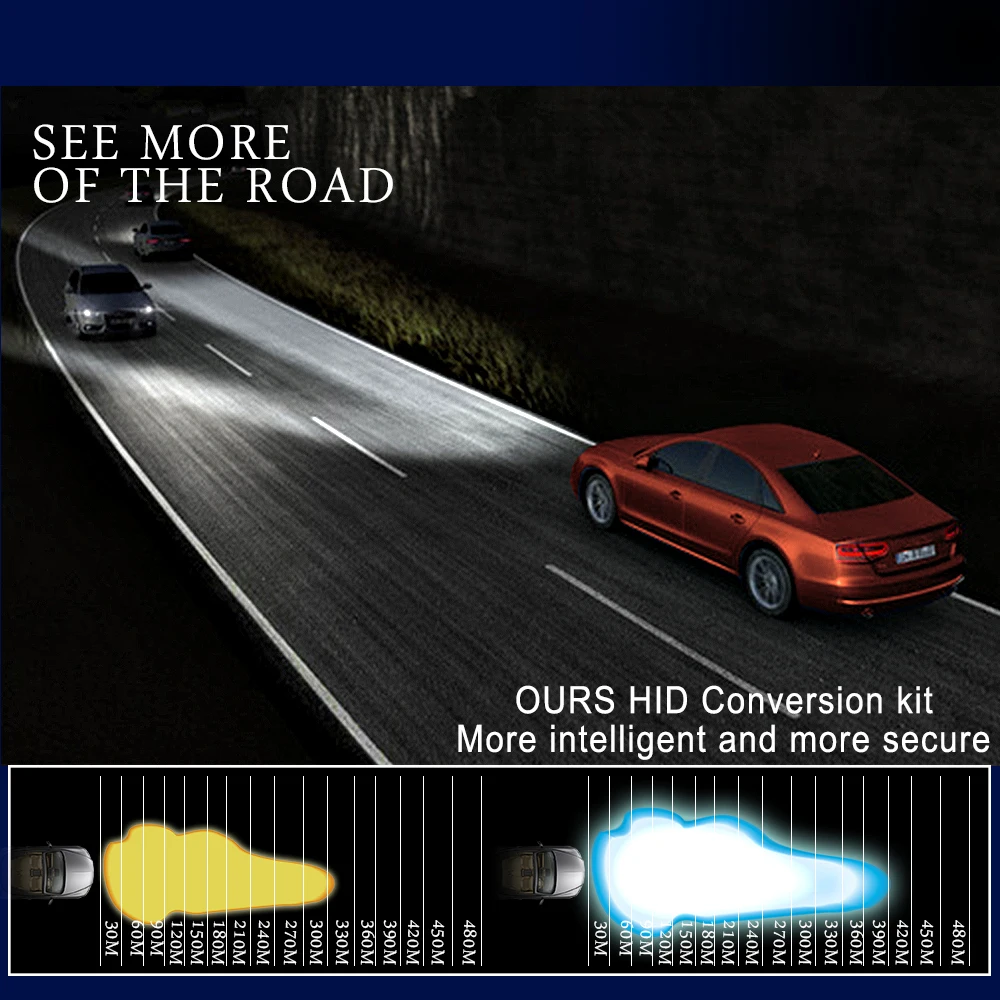 CROSSFOX 55 Вт AC H4 HID Xenon H7 H1 H11 лампы 9005 HB3 светильник 9006 HB4 Автомобильная Лампа 6000K 12V Bi