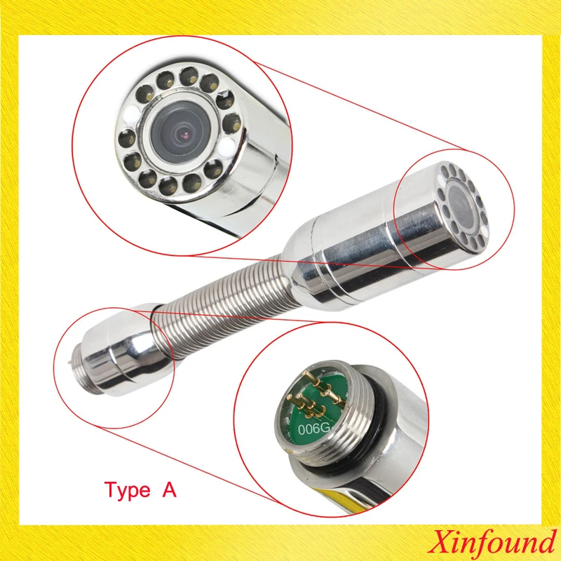 Головка для фотоаппарата 23 мм осмотра гибкая камера сменный локатор трубы