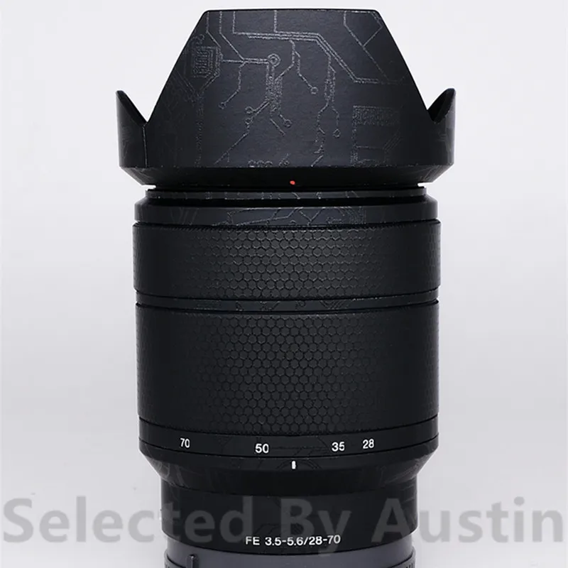 Наклейка на объектив для Sony FE 28 70 f3.5 5 6 защитная пленка против царапин обложка