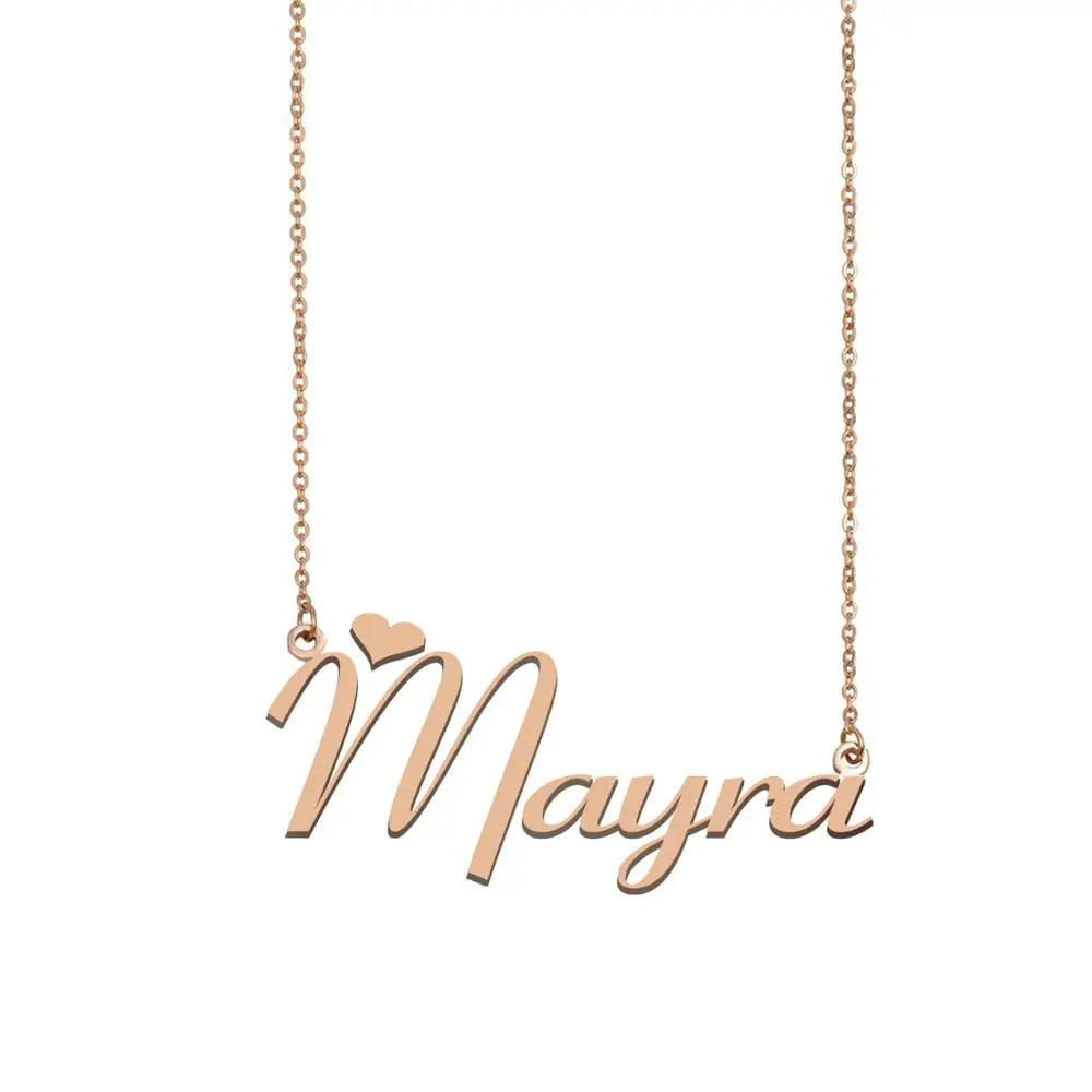 

Mayra Name Necklace , Custom Name Necklace for Women Girls Best Friends Birthday Wedding Christmas Mother Days Gift