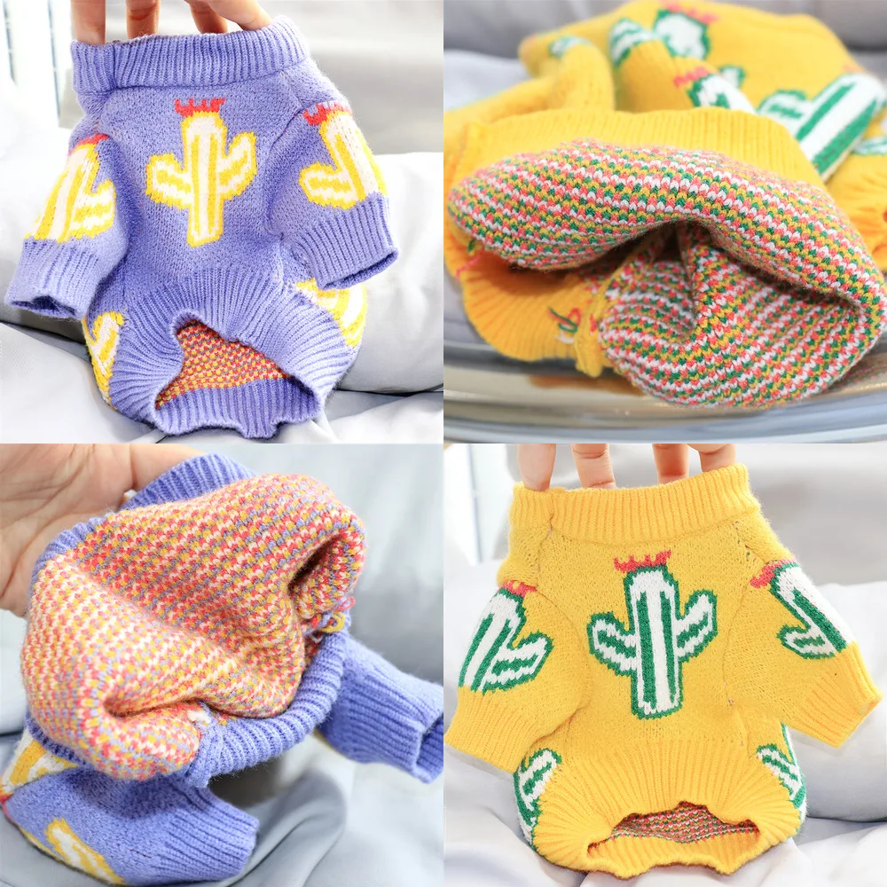 

Свитер для кошек и собак, пальто для щенков, одежда для домашних животных, вязаная одежда для чихуахуа, йоркширского терьера, пуделя, Бишон, п...