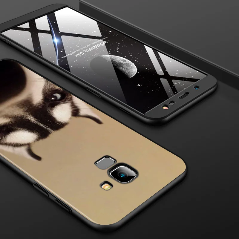 

Cute Pitbull Dog Art For Samsung Galaxy J8 J7 Duo J6 J5 Prime J4 Plus J3 J2 Core Black Phone Case