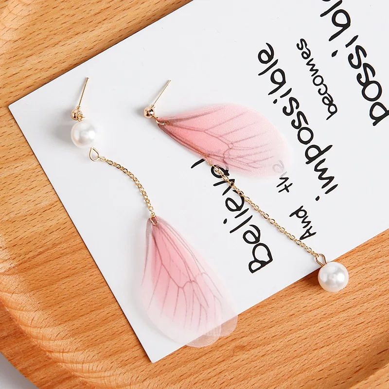 2018 новые корейские женские простые Розовые Геометрические серьги подвески с