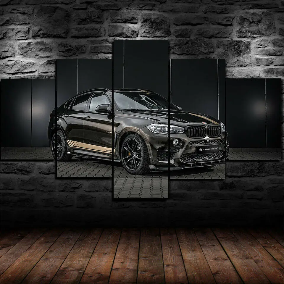 

No Framed Canvas 5Pcs X6 sport SUV in black No Yaiba Wall Art Posters Pictures Home Decor Paintings Decorations