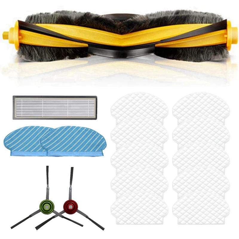 

Main Brush Filter Side Brush Disposable Mop for Ecovacs Deebot OZMO 950 920 Vacuum Cleaner Accessories Cleaning Tool