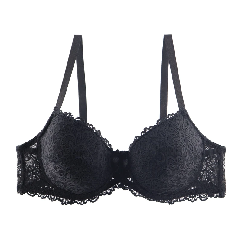 PariFairy сексуальный кружевной бюстгальтер чашечки расположены рядом с цветочным