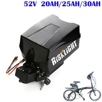 electric battery 52v 25ah 20ah 1500w 18650 deep cycle life rechargeable 48v 30ah frog bafang 1000w 48 volt electric bike battery