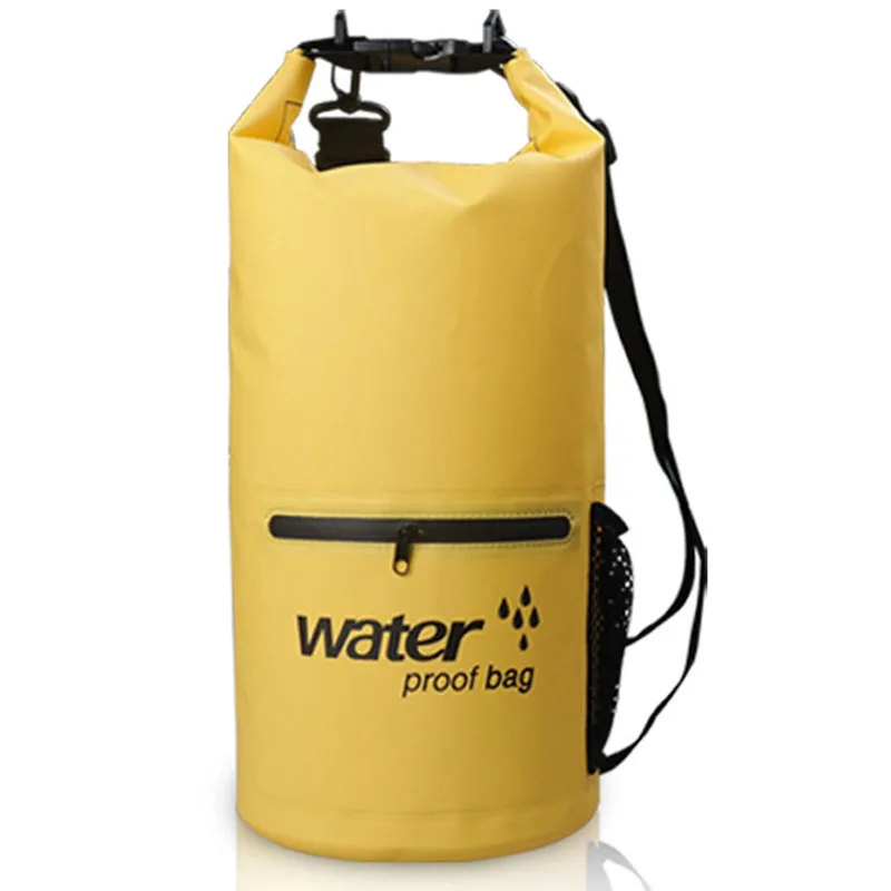 Yellow 10L 10л 20л Дрифтинг мешок водонепроницаемый ведро сумки для плавания ПВХ сетка водонепроницаемый мешок пляж водонепроницаемый ведро открытый спортивный чехол 201 - Цвет: Yellow 10L