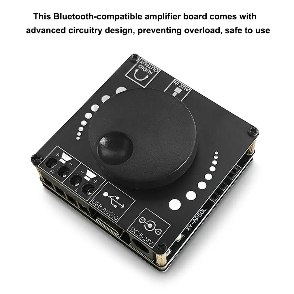 

ZK-1002M 100W + 100W Bluetooth 5.0 Плата усилителя мощности, стереоусилитель, усилитель для домашнего кинотеатра, AUX, USB