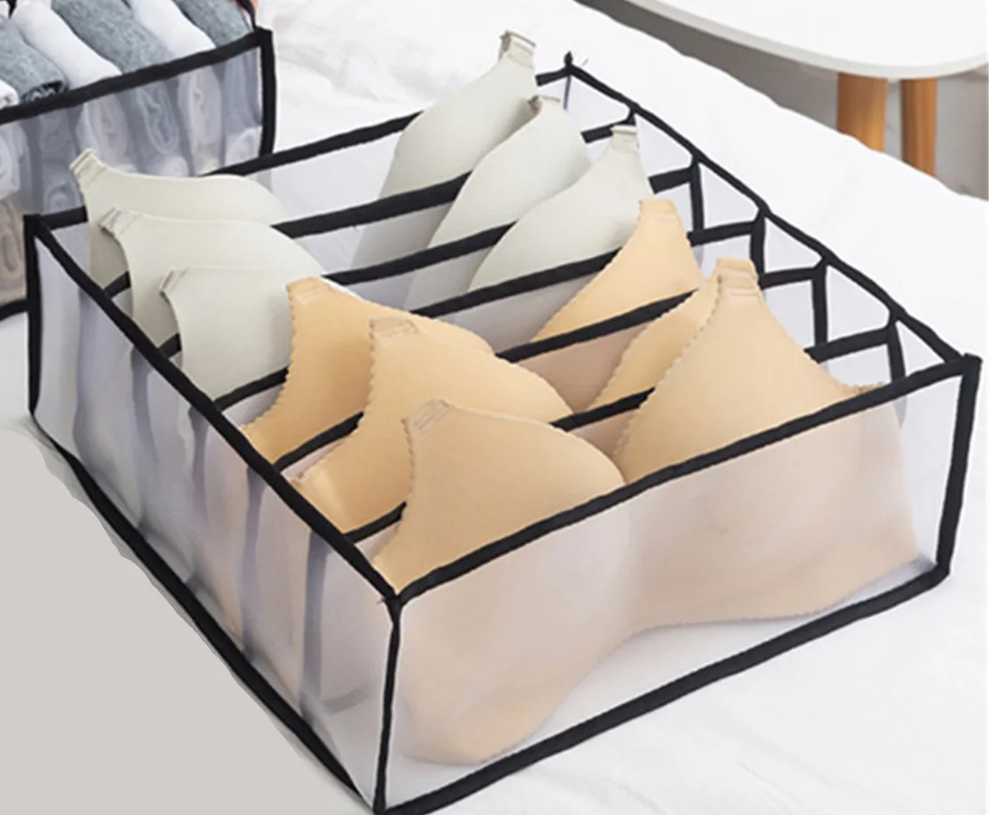 

Underwear Storage Box With Compartments Socks Bra Underpants Organizer Drawers Divider Storage Box Cabinet Drawer Divider