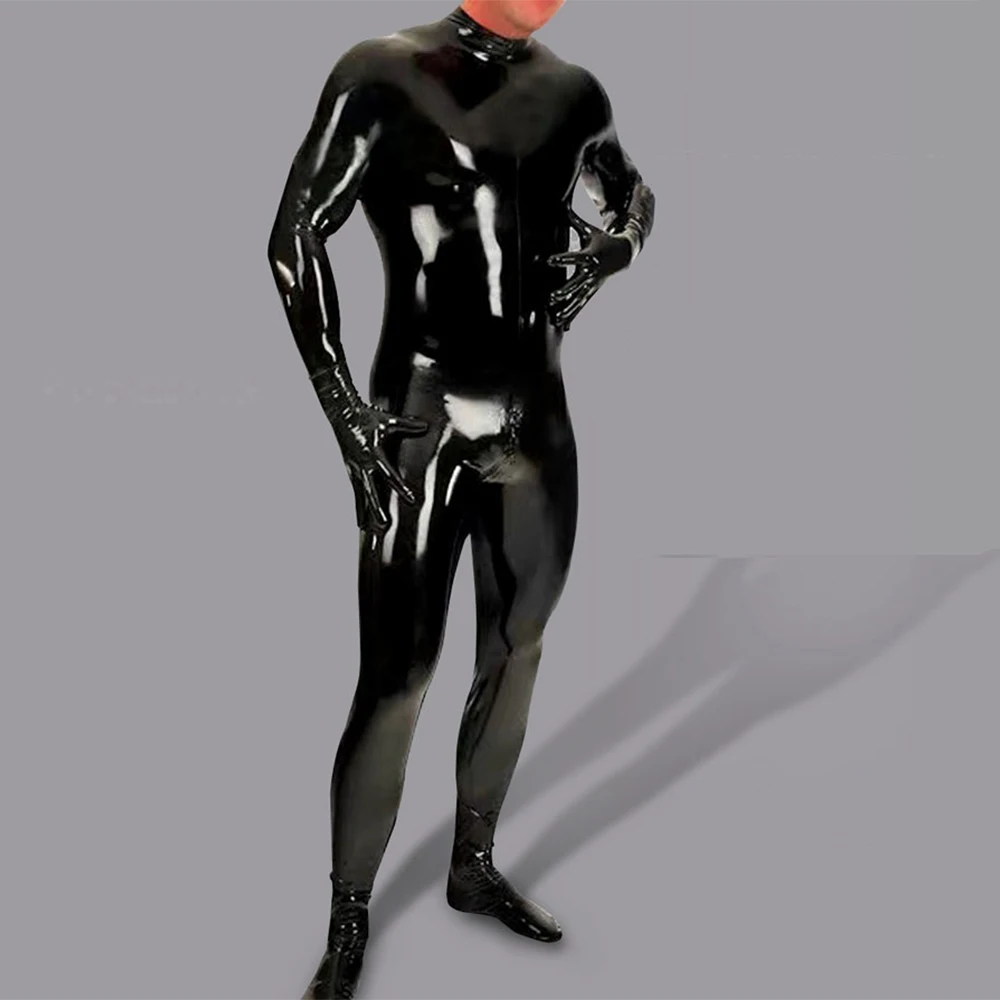 Боди мужское из ПУ латекса водостойкое с U-образным выпуклым карманом |