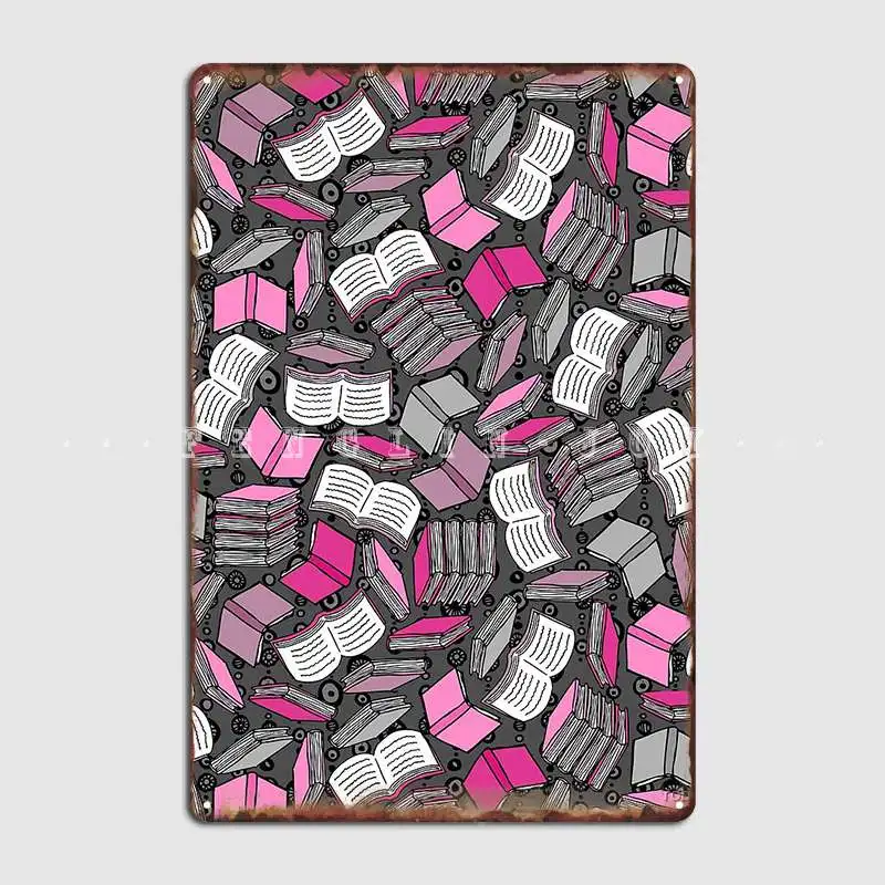 

So Many Books Poster Metal Plaque Wall Mural Cinema Design Poster Tin Sign Poster