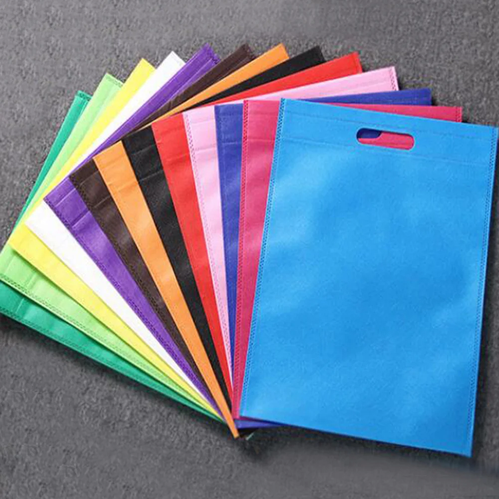 

30*40/35*45cm Reusable Shopping Bag Non-Woven Fabric Eco Folding Tote Bag Handbag for Promotion/Gift/Shoes Grocery Storage