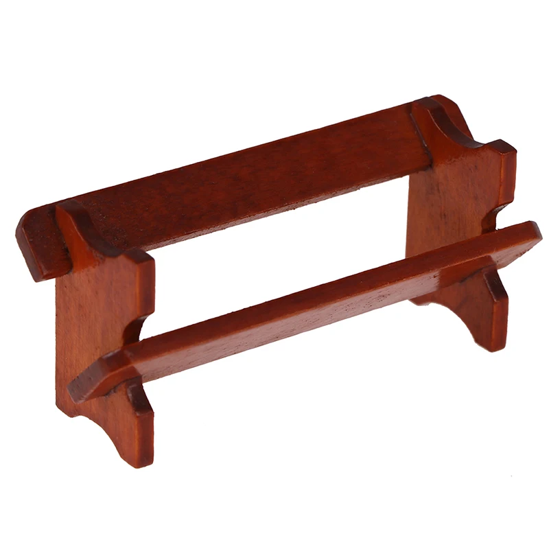 

1/12 Scale Cute Mini Wooden Miniature Dollhouse Stationery Book Rack newspaper book rack Dollhouse Furniture Accessories